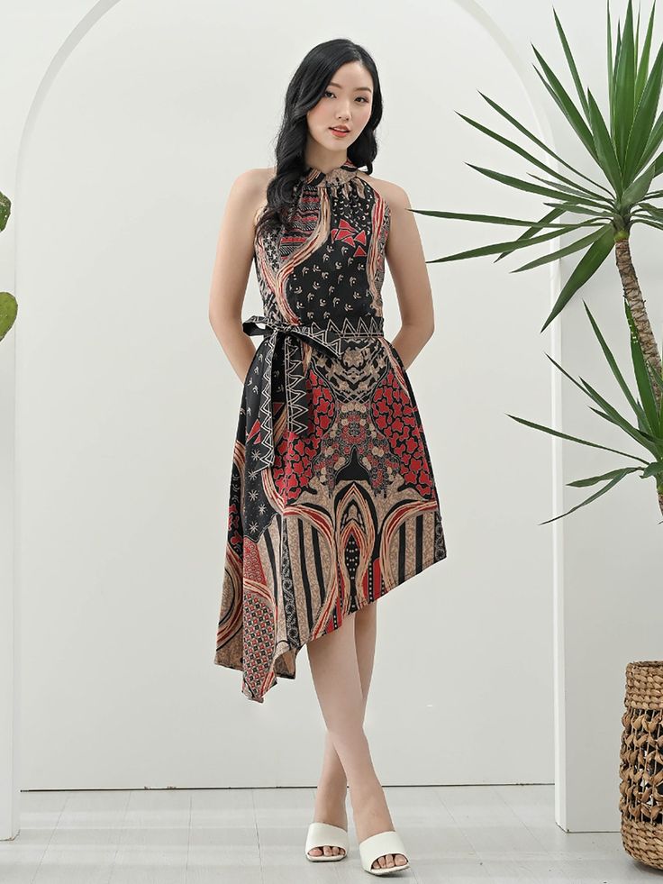 Celestia Flow Batik Dress