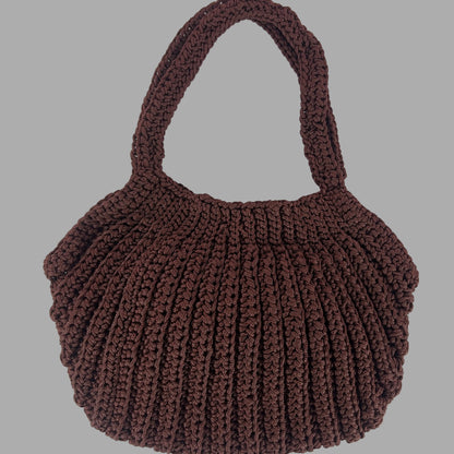 Handwoven Crochet Bow tote