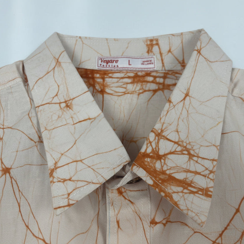 Men’s Handcrafted Batik Cotton Sarong & Shirt Set