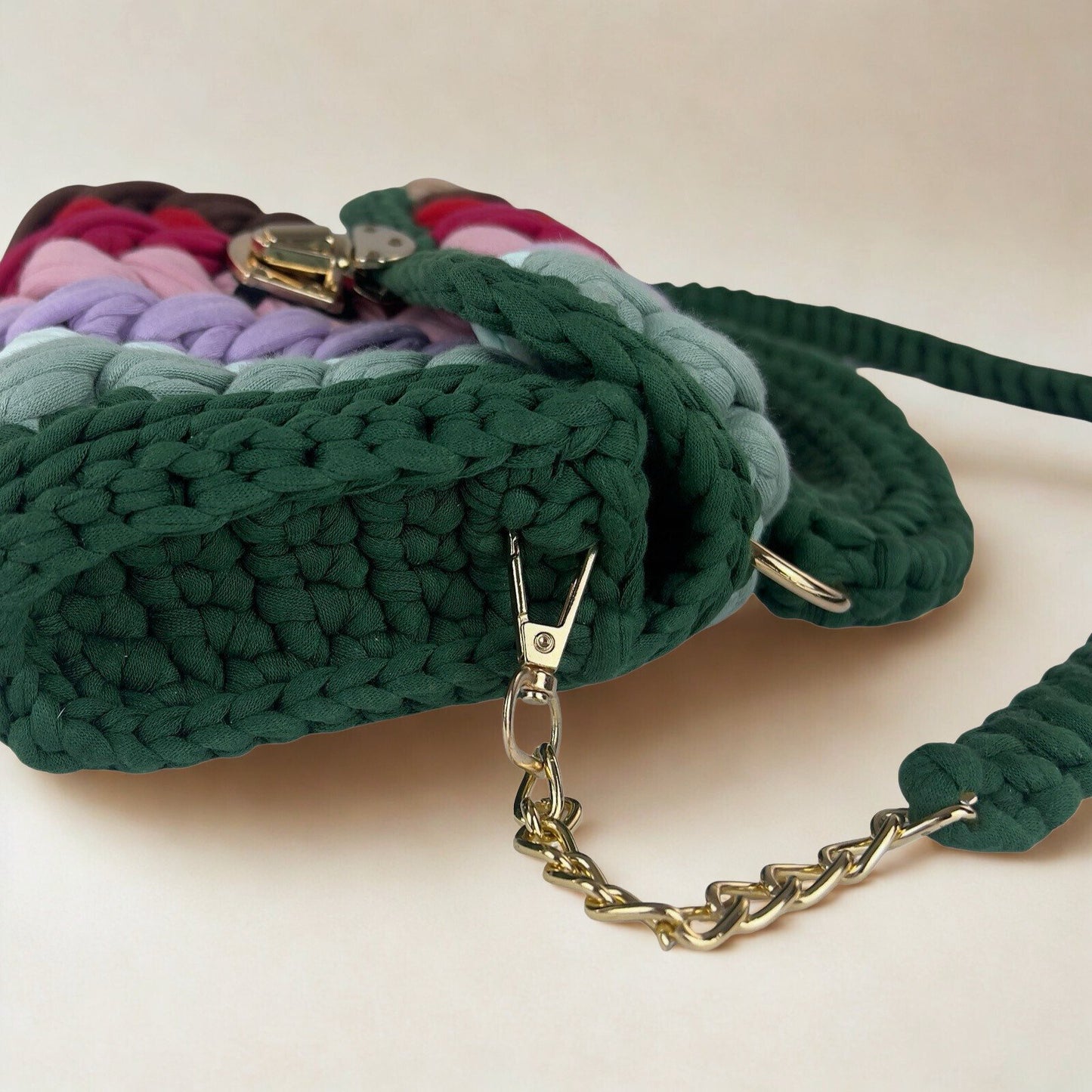 Veyaro Handmade Crochet Clutch Shoulder Handbag