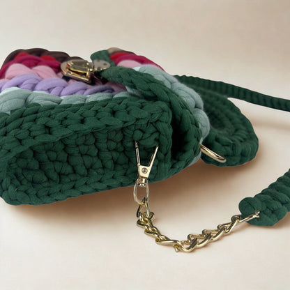 Veyaro Handmade Crochet Clutch Shoulder Handbag