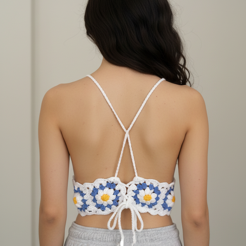 Handmade Crochet Top Veyaro