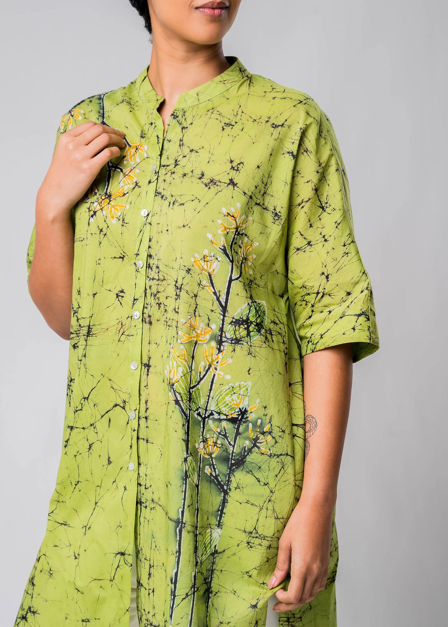 Midnight Mirage Batik Shirt