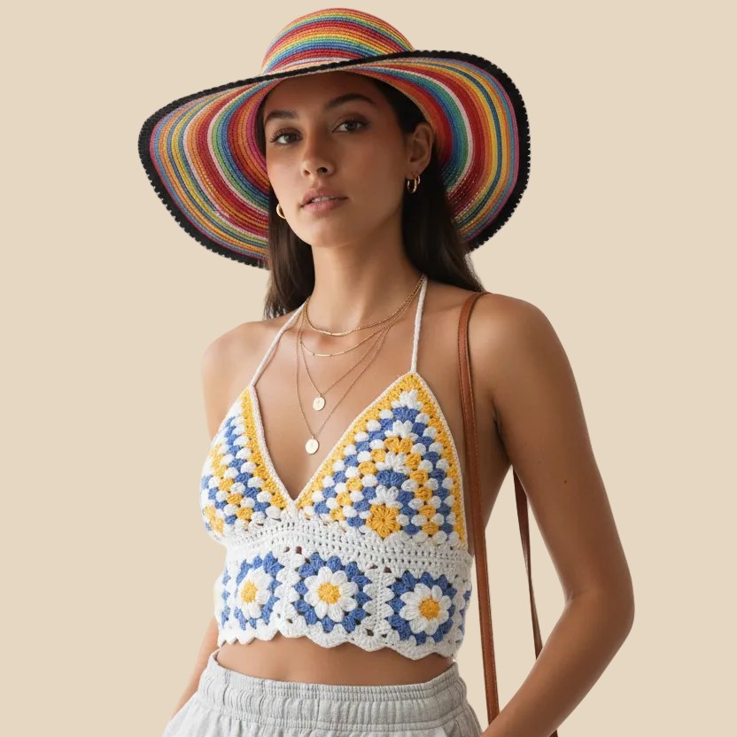 Handmade Crochet Top Veyaro