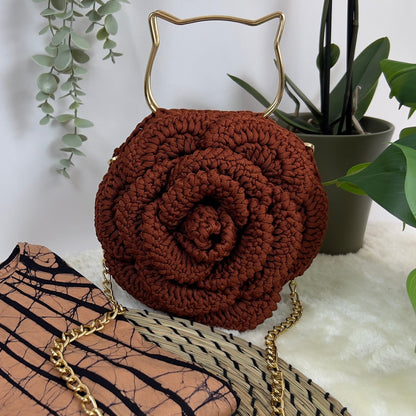 Amber Rose Crochet Bag