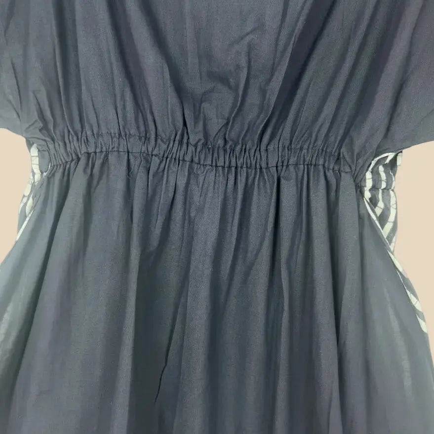 Handmade Batik Light Weight Summer Dress - back waist elasticated -Veyaro