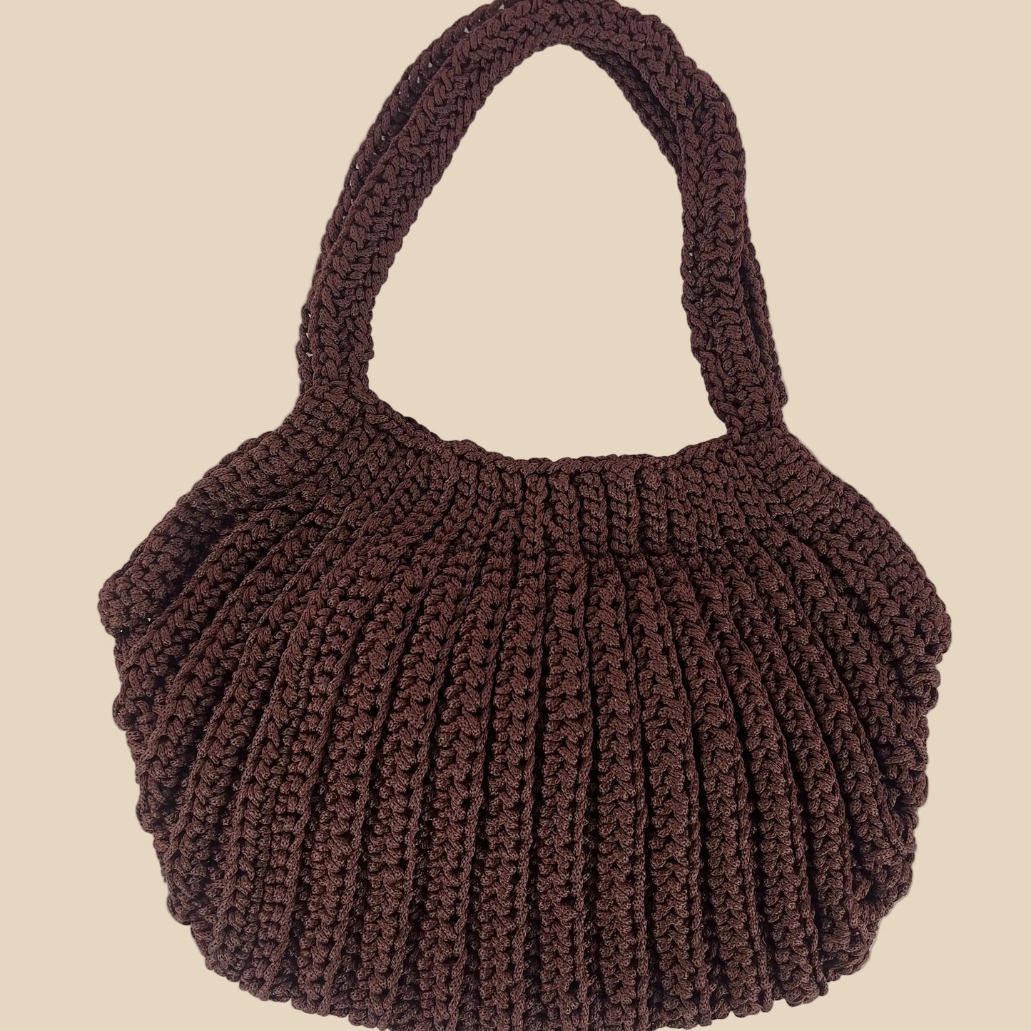Handwoven Crochet Bow tote Veyaro