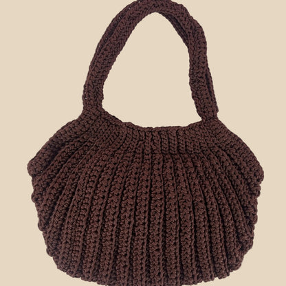 Handwoven Crochet Bow tote Veyaro