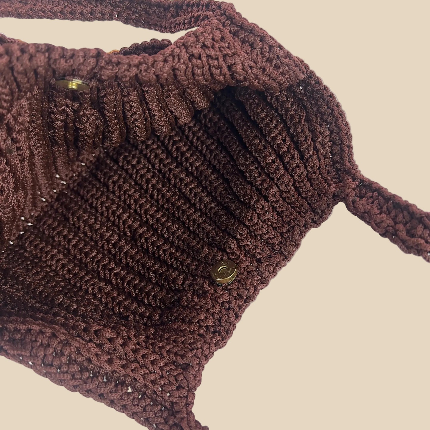 Handwoven Crochet Bow tote Veyaro