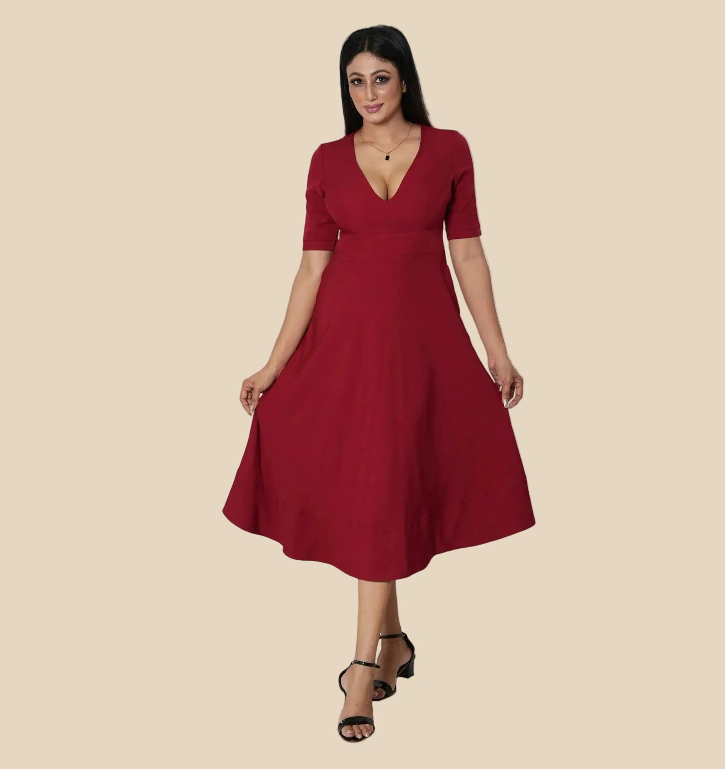 Veyaro V-Neck Maxi Dress  Spring Summer 2026 