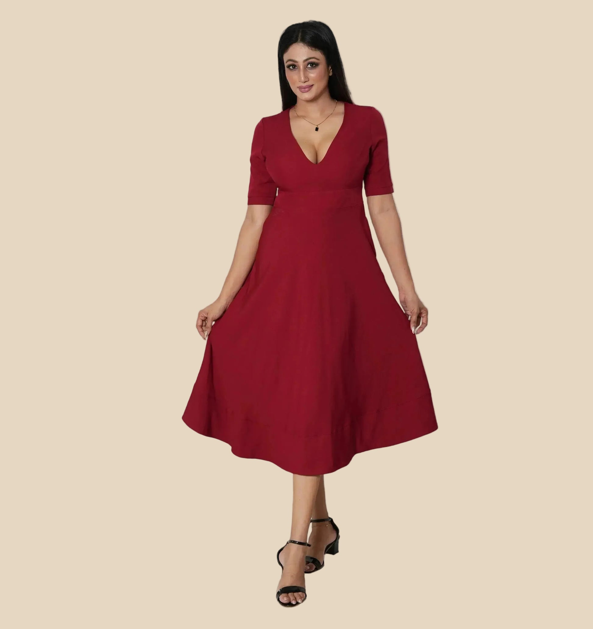 Veyaro V-Neck Maxi Dress  Spring Summer 2026 